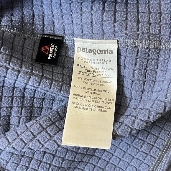 Patagonia R1 Fleece Half Zip Polartec Pullover - Women's Size M - Blue - Picture 8 of 15